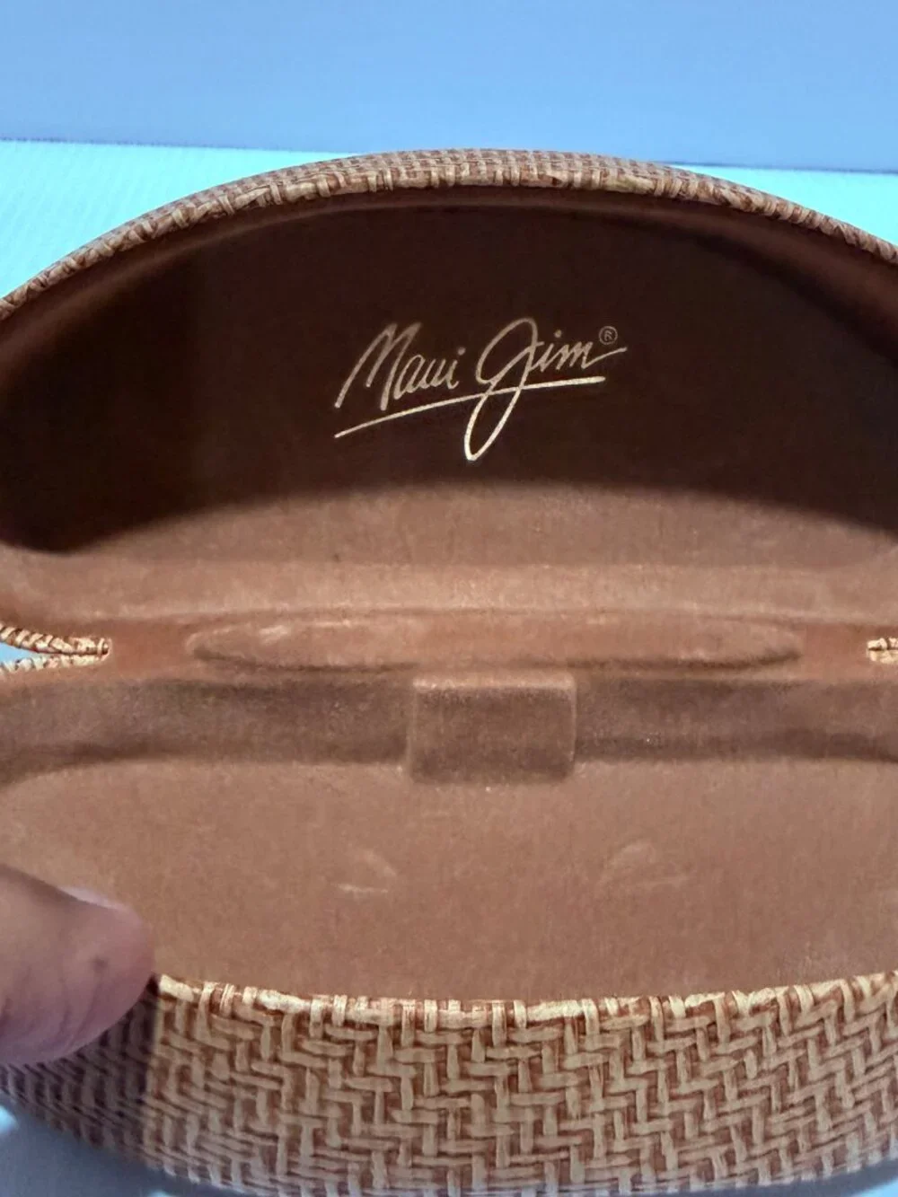 Maui Jim Brown Hard Case for Glasses Sunglasses Unisex *CASE ONLY*